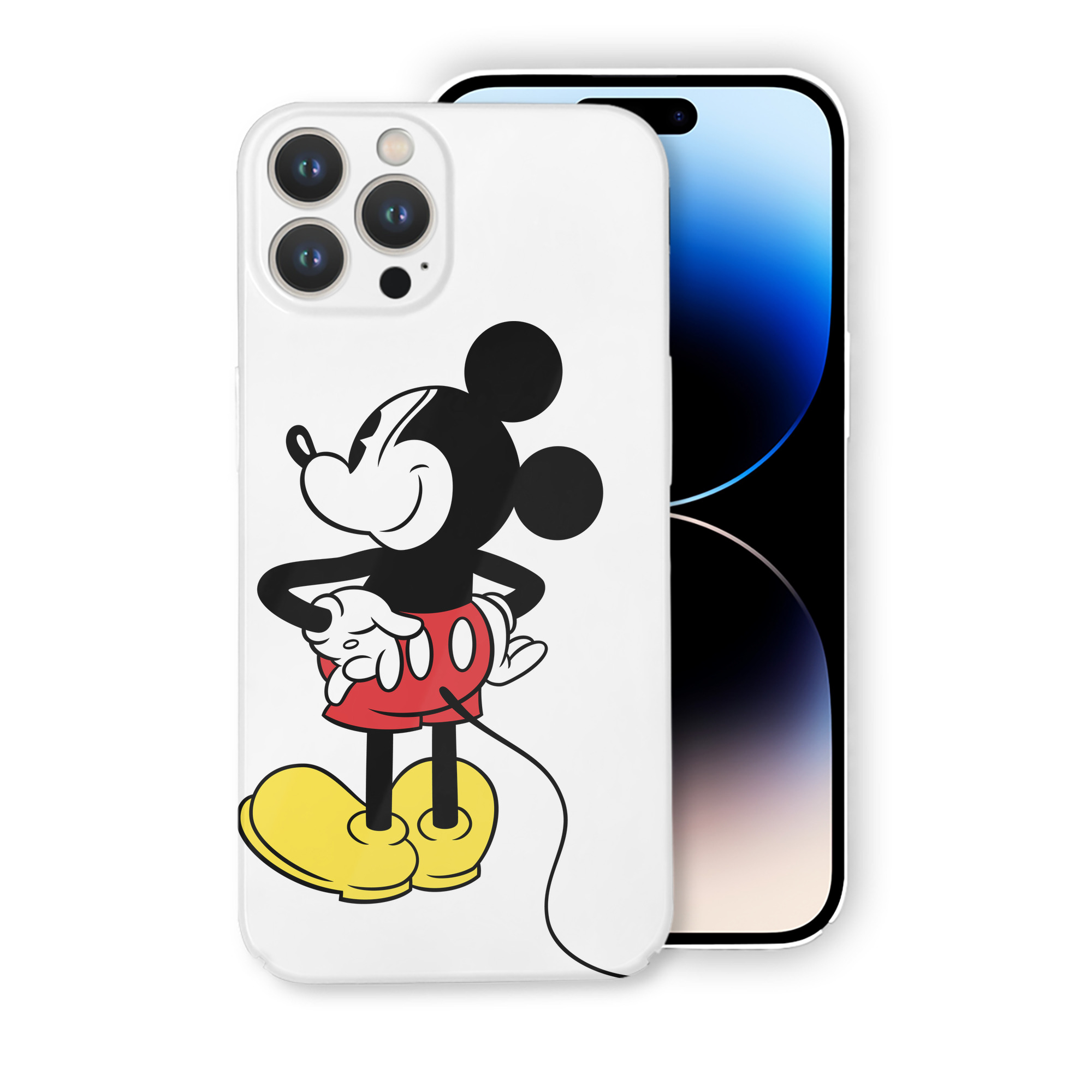 （画像用） ミッキーマウス Mickey Mouse 【iPhone 14シリーズ対応】ハードケース